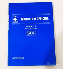 Manuale D'Officina Motore E Trasmissione 500 Raro
