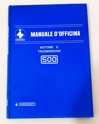 Manuale D'Officina Motore E Trasmissione 500 Raro