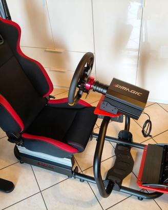Postazione Sim Racing: Simagic M10 + Pedali