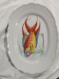 Vassoio Ovale Vintage Tognana - Porcellana con Dec