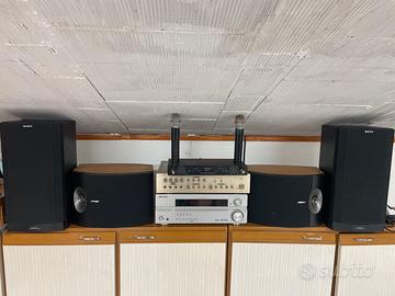 2 Amplificatore,4 casse