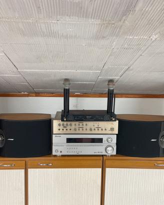 2 Amplificatore,4 casse