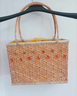Borsa con strass Vintage 