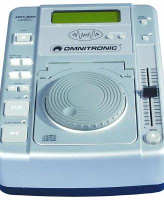 Coppia CDJ Omitronic CDT 300