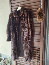 Cappotto di visone con accessori. Taglia 46/48