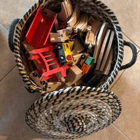 Giochi di legno pista con trenini