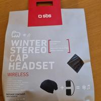 berretto invernale con auricolari stereo wireless