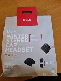berretto invernale con auricolari stereo wireless