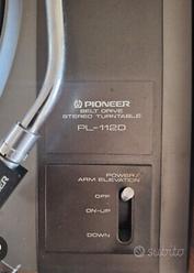 PIATTO PIONEER STEREO TURNER TABLET PL112D VINTAGE  			