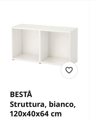 Struttura Ikea bianco
