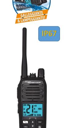 VHF NAUTICO GALLEGGIANTE NAVY-022F PORTATILE