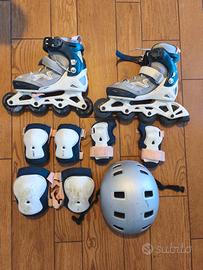 Roller pattini in linea bambino - completi