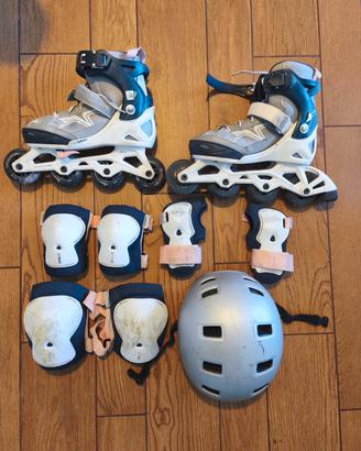 Roller pattini in linea bambino - completi
