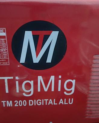 saldatrice TIG MIG  AC/DC 200amp digital alu