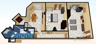 Trilocale Torino Via Pisa 13