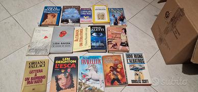 lotto 15 libri vari letteratura narrativa. 