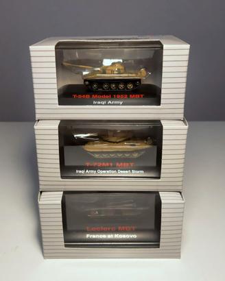 Scala 1:144 Set di 3 tanks Leclerc Francia e Iraqi