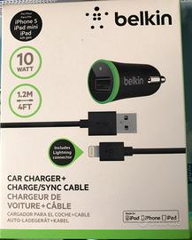 Alimentatore USB da Auto Belkin e Cavo Lightning