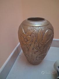 Vaso placcato in argento 