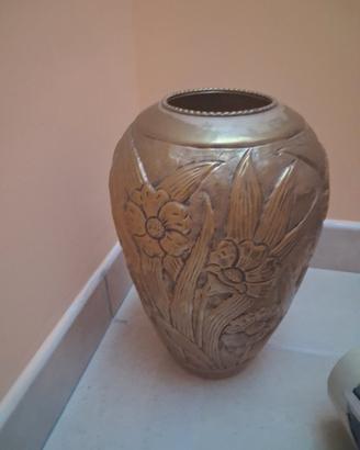 Vaso placcato in argento 