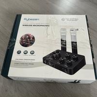 Rybozen Mixer Karaoke 2 Microfoni UHF
