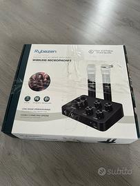 Rybozen Mixer Karaoke 2 Microfoni UHF