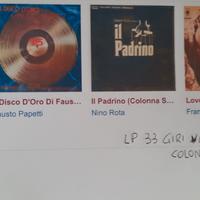 LP 33 GIRI OPERETTE e COLONNE SONORE DA FILM