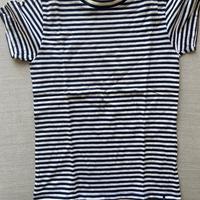 maglia a righe a maniche corte