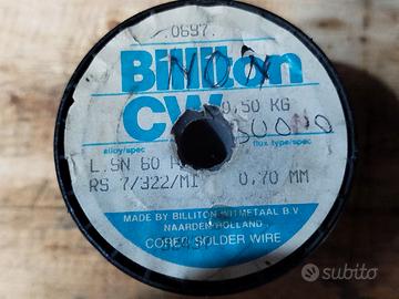 Bobina per saldatura stagno Billiton CW filo Ø 0.7