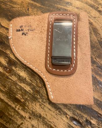 Fondina in pelle ZED HOLSTER per S&W e COLT