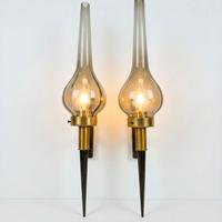 Applique lampade lampadari vintage design vetro