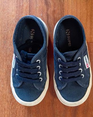 Scarpe Superga blu bambina tg 25
