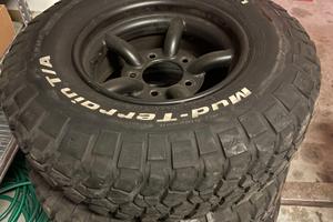 4 Cerchi Land Rover Defender + Gomme 50% + Dadi