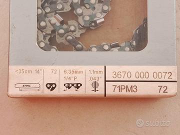 CATENA MOTOSEGA STIHL NUOVA 72 MAGLIE