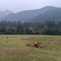 Fieno di montagna in ballette