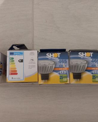 Shot bot lighting faretti a LED A+ stock 5 pezzi