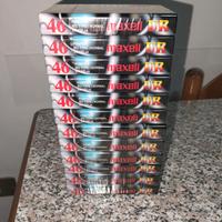 Lotto 12 cassette audio Maxell UR46 sigillate 