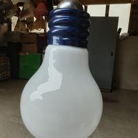 Lampadario vetro opalino