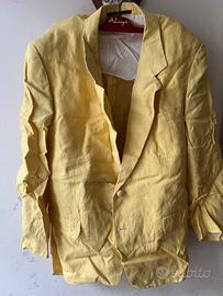 Giacca gialla Lino vintage