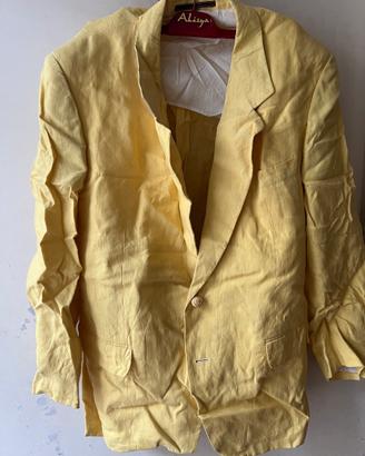 Giacca gialla Lino vintage