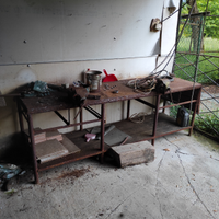 Banco da lavoro in ferro