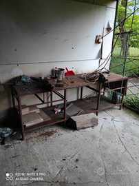 Banco da lavoro in ferro