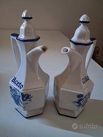 Oliera e acetiera vintage