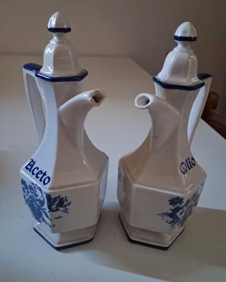Oliera e acetiera vintage