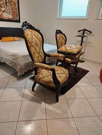 Poltrona e sedia spagnole