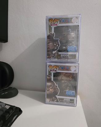 Funko pop One piece Bronze Brook Jinbe 