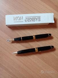 Confezione penna biro e stilografica "mon geneve"