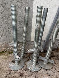 Piedi regolabili ponteggio