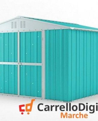 Box struttura lamiera Acciaio 327x307 azzurro