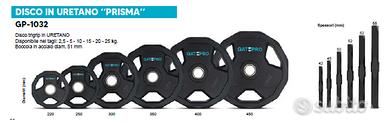coppia dischi palestra GATEPRO 5kg con presa promo